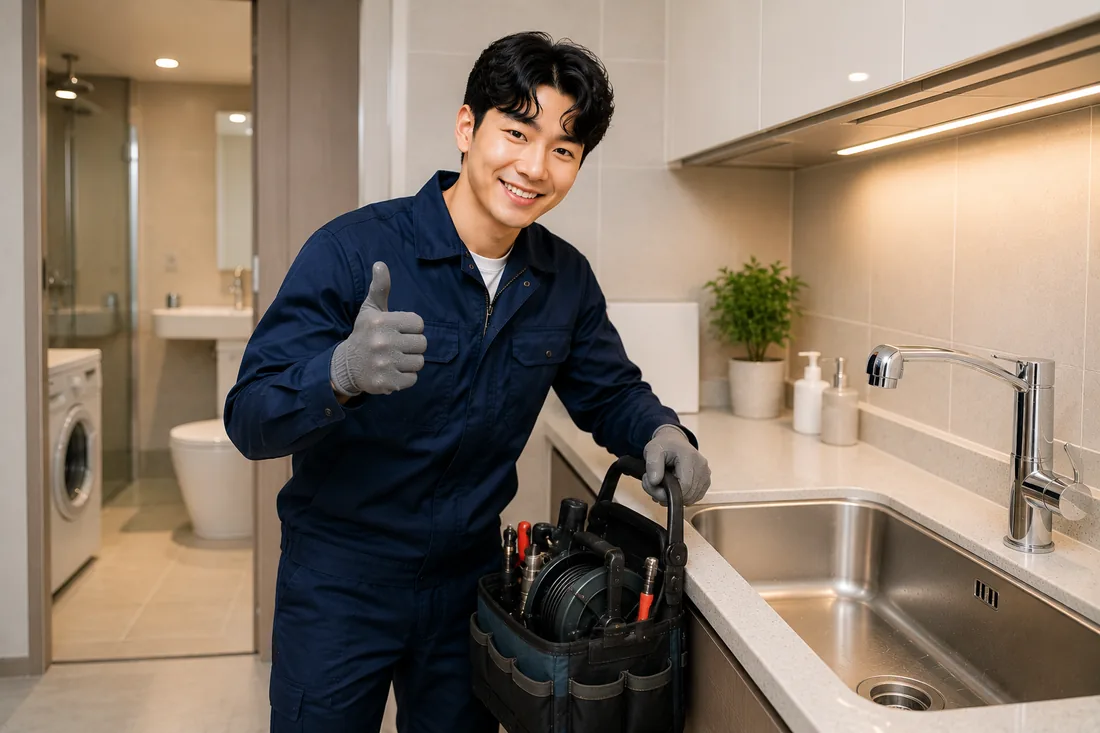 상도동 배관막힘 마무리점검