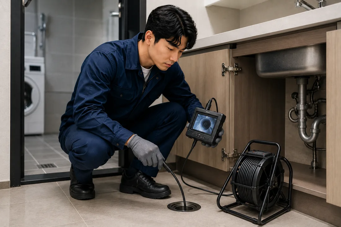 상도동 배관내시경 확인